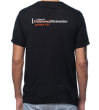 Evidence Based Outrage T-shirt w/ "Pissed Off" Scientists Back (XS, S, XXL, and XXXL)